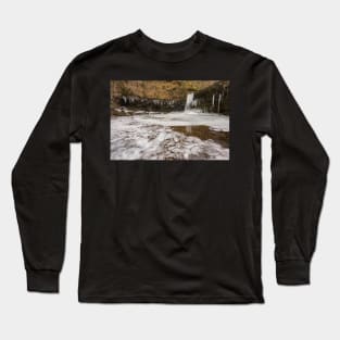 Sgwd Gwladys in Winter Long Sleeve T-Shirt